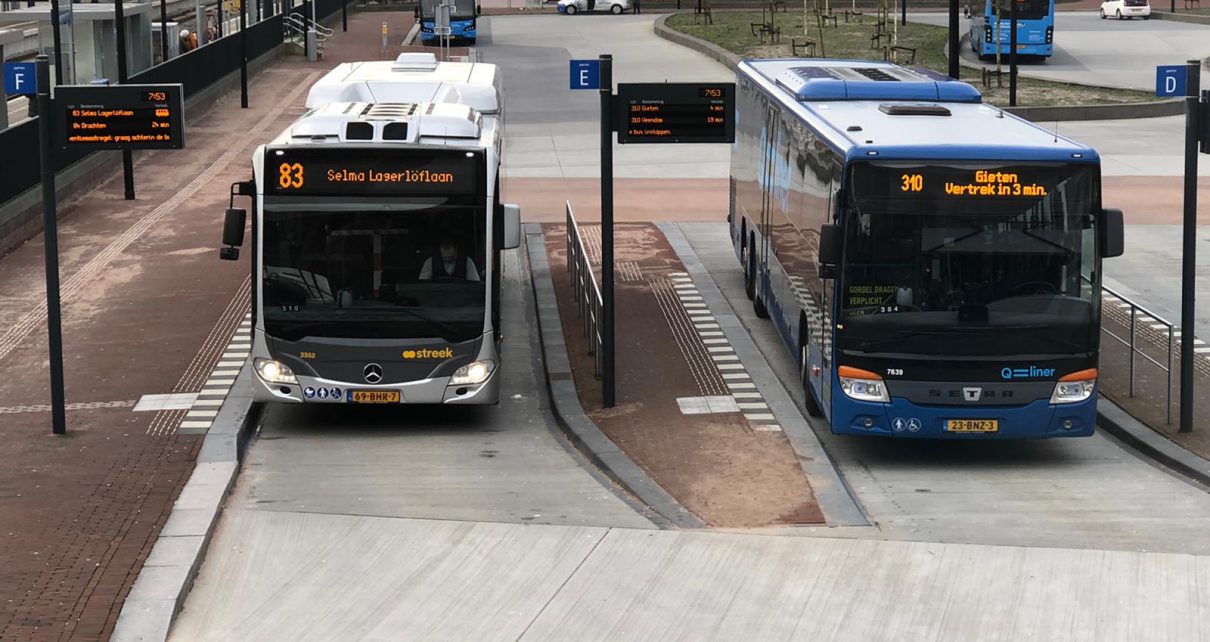 Busvervoer naar zatedagdienstregeling op werkdagen