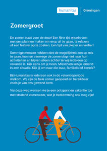 Zomergroet Humanitas